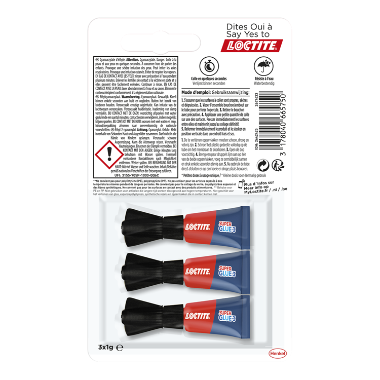 Loctite 1069854 - Minidosis 3x1 g | 6 Stück