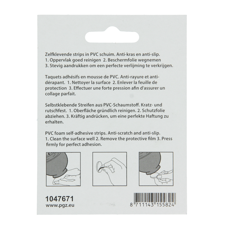 Mack 1047671 - Antirutschstreifen selbstklebend schwarz ø 28 mm 6 Stück | 12 Stück
