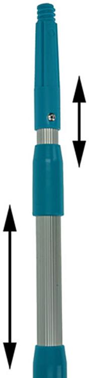 Moerman 1002396 - Teleskopstiel Aluminium 2m | 6 Stück