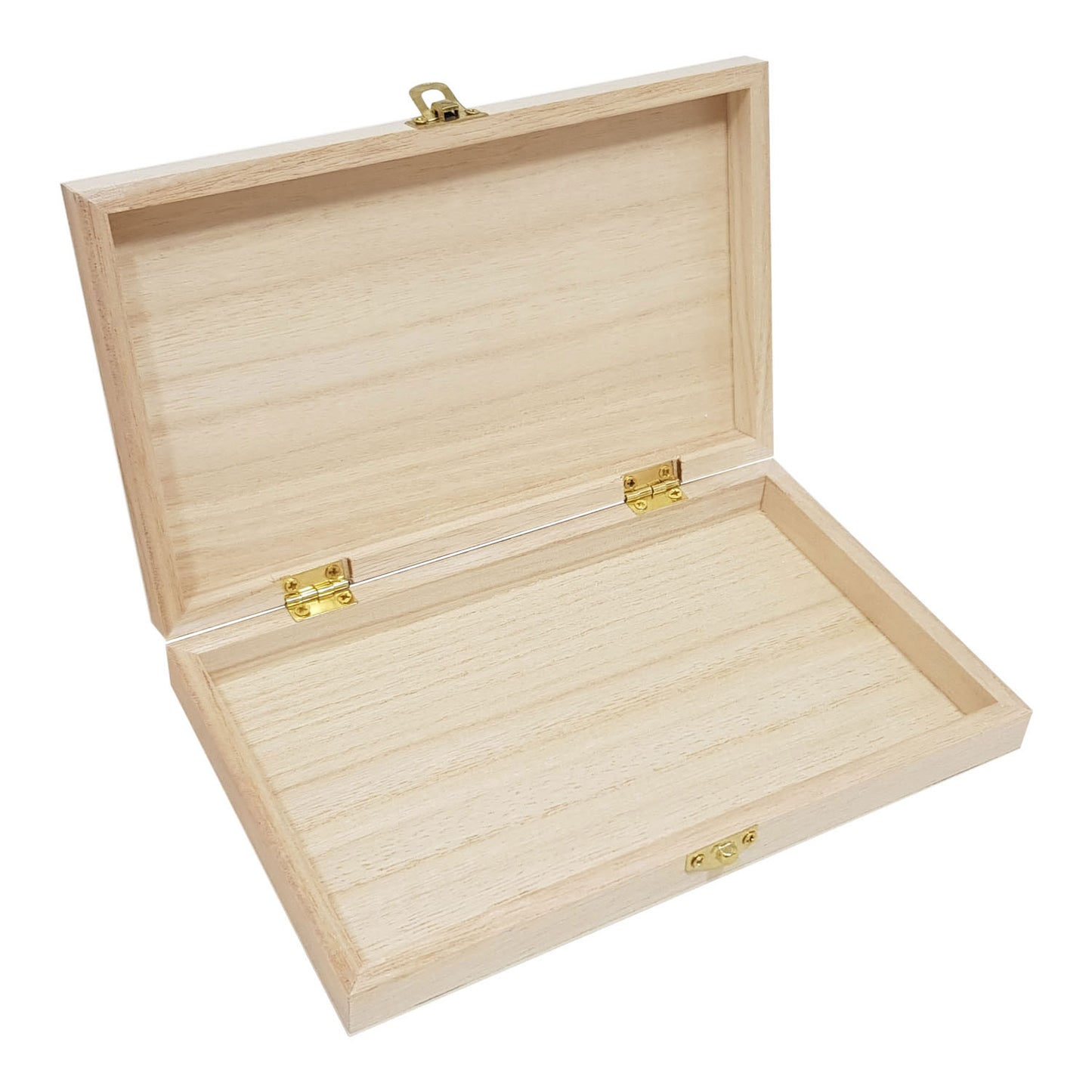 Rechteckbox mit Lid Paulownia Holz