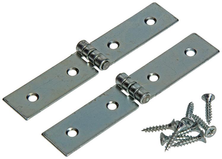 Mack 1013483 – 2 verzinkte Bandscharniere H 22 x B 120 mm | 5 Stück