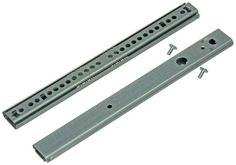 1014510 - Kugel-Schubladenführungen verzinkt27mm 25-40cm 12kg | 5 Stück