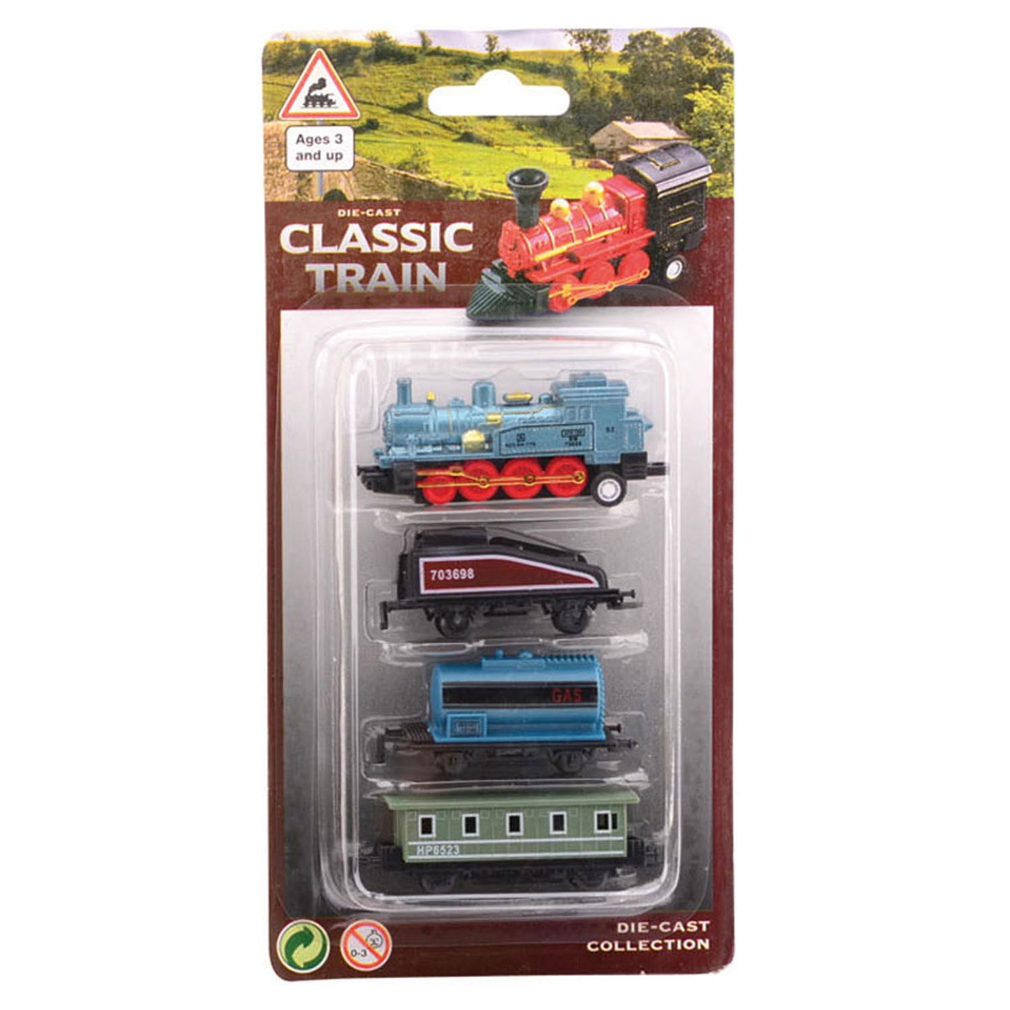 Die Cast-Pullback-Lokomotive