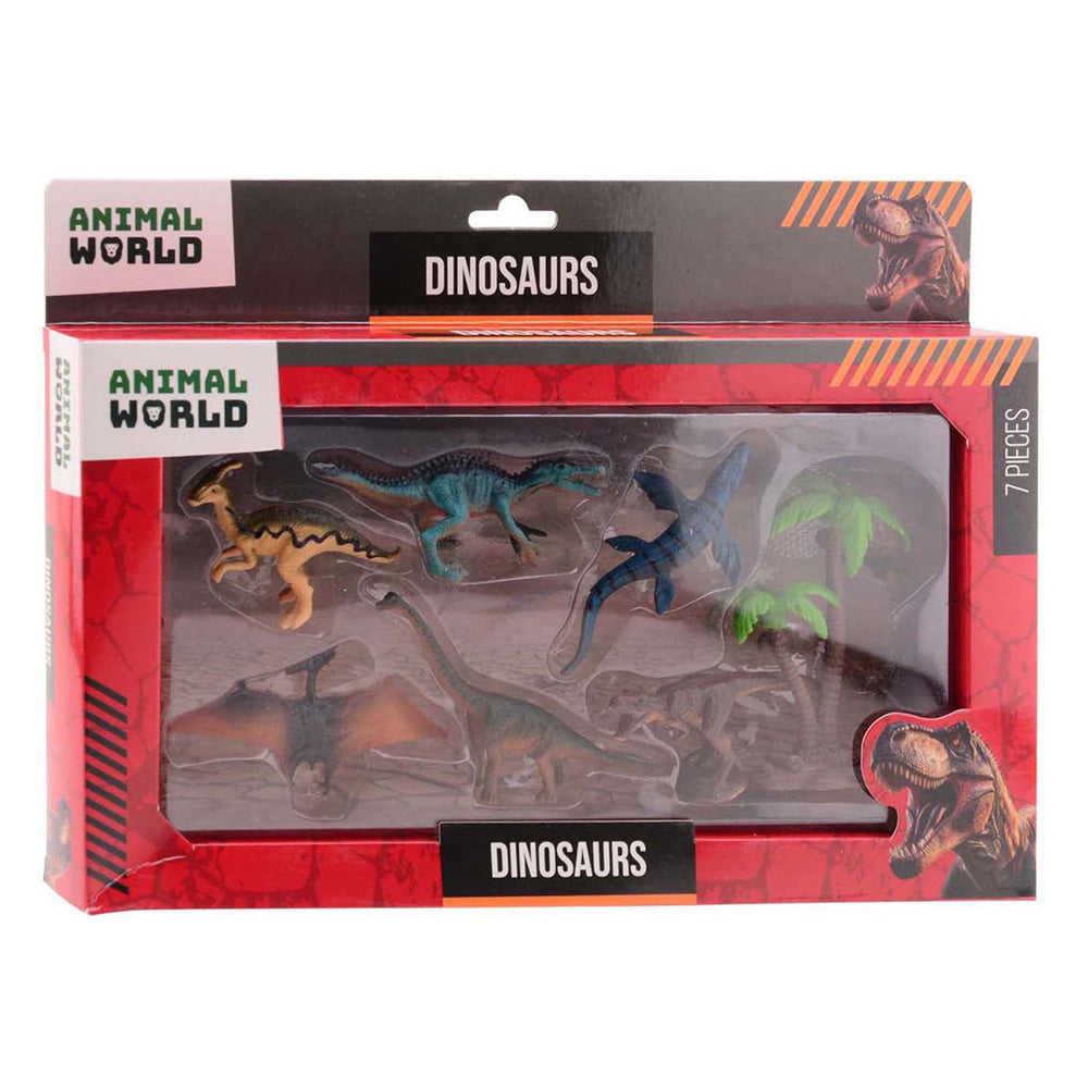 Johntoy Tierwelt – Dino-Spielset, 7-teilig.