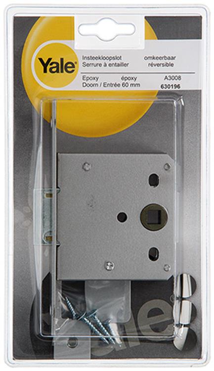Yale 1019068 – 1 Einsteckschloss Epoxidharz L R A3008 60 mm | 1 Stk