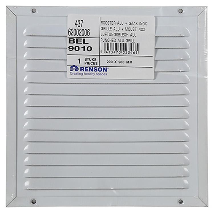 Renson 1008578 - Klinge re. 437 weiß 200x200mm | 5 Stück