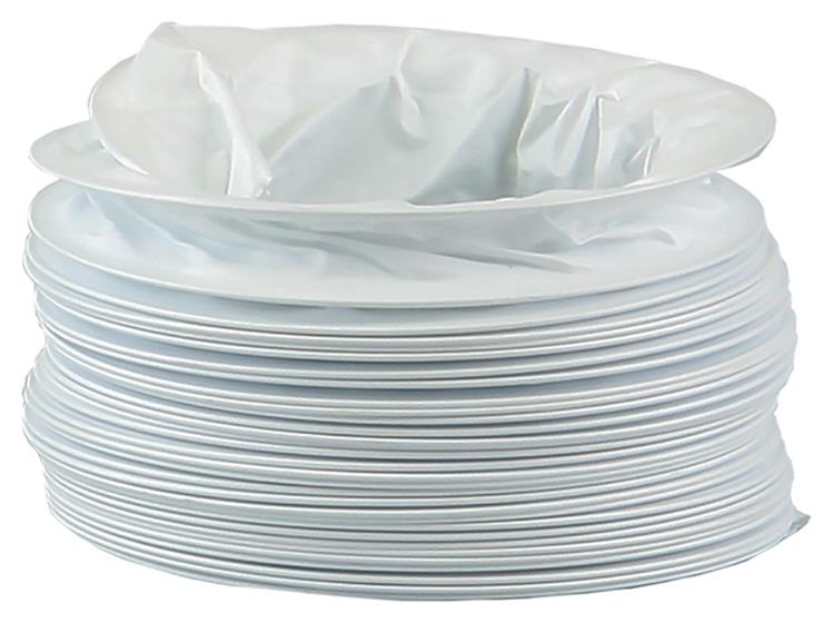 Renson 1006389 - PVC flexibel 7001 weiß ø 100 1m | 3 Stück