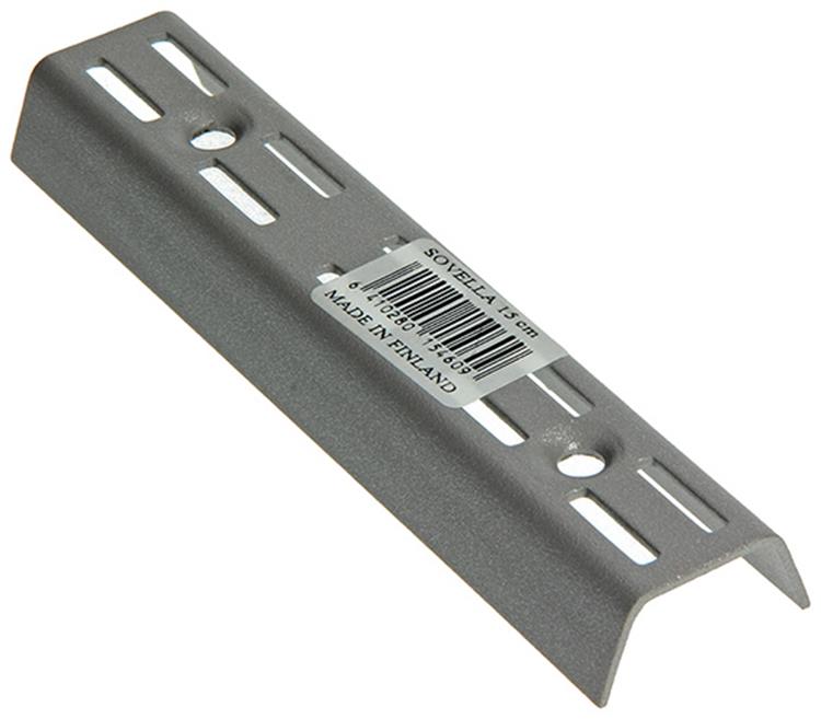 Sovella 1013114 - Wandschiene Silbereffekt 15cm | 10 Stück