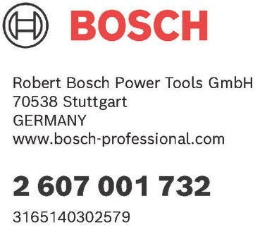 Bosch Zubehör Bit extrahart Sechskant 3, 49 mm 3 Stück - 2607001732