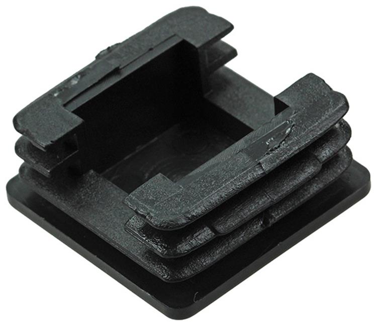 Mack 1047749 - Kunststoffstopfen schwarz 30 x 30 mm 4 Stück | 6 Stück