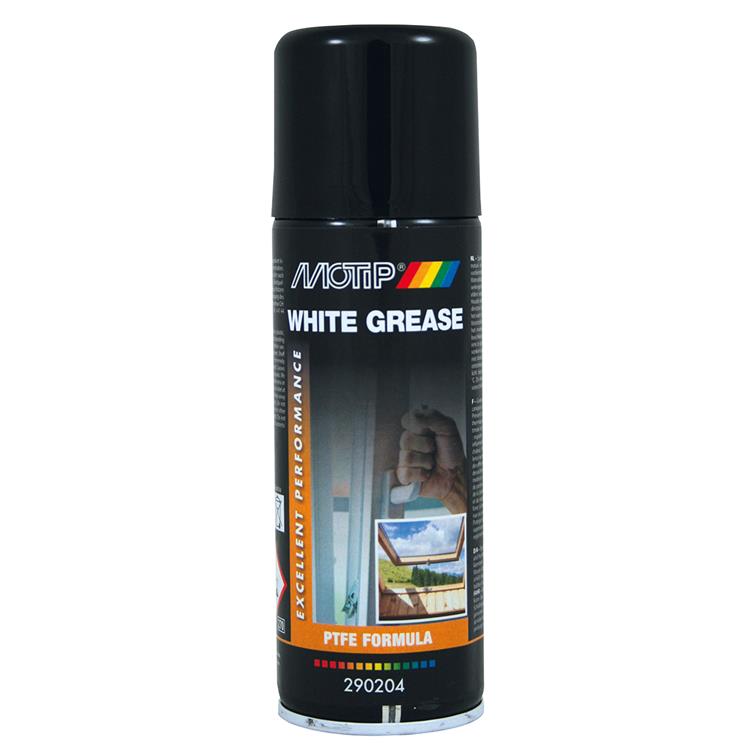 Motip 1051594 – weiße Fettspraydose 200 ml | 1 Stk