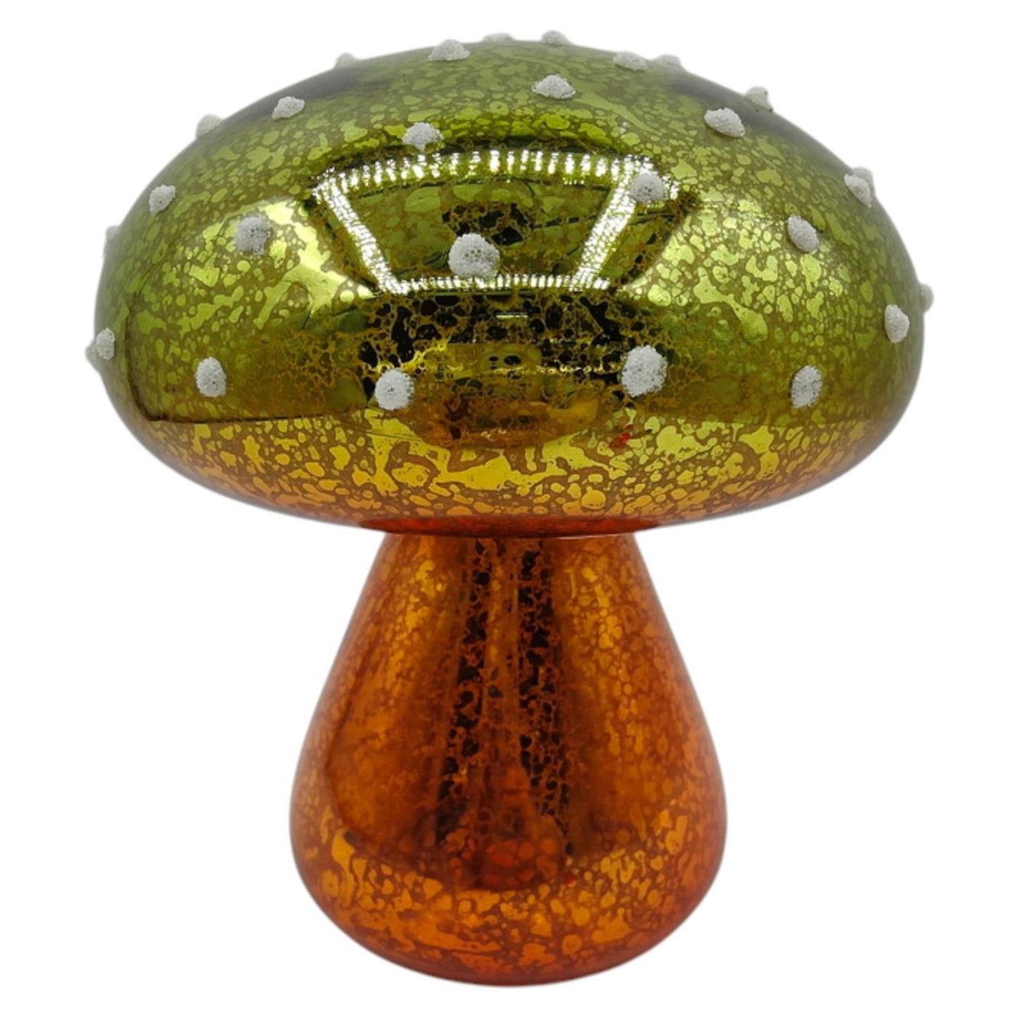 Mansion Atmosphäre Statue Pilz LED grün 12,5x15cm