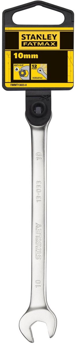 Stanley Handwerkzeuge Fatmax Ring-Maulschlüssel 10 mm rutschfest – FMMT13033-0 – FMMT13033-0