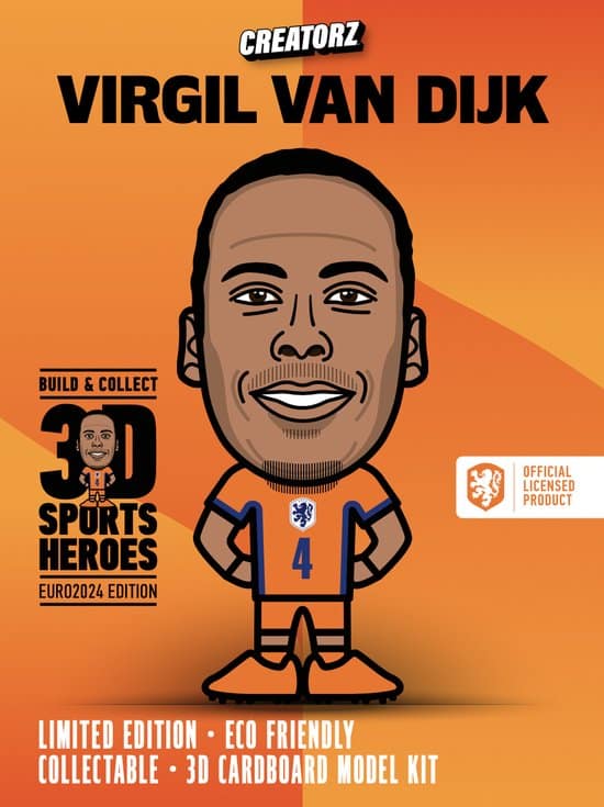 Oku Creatorz 3D Virgil Van Dijk Sporthelden