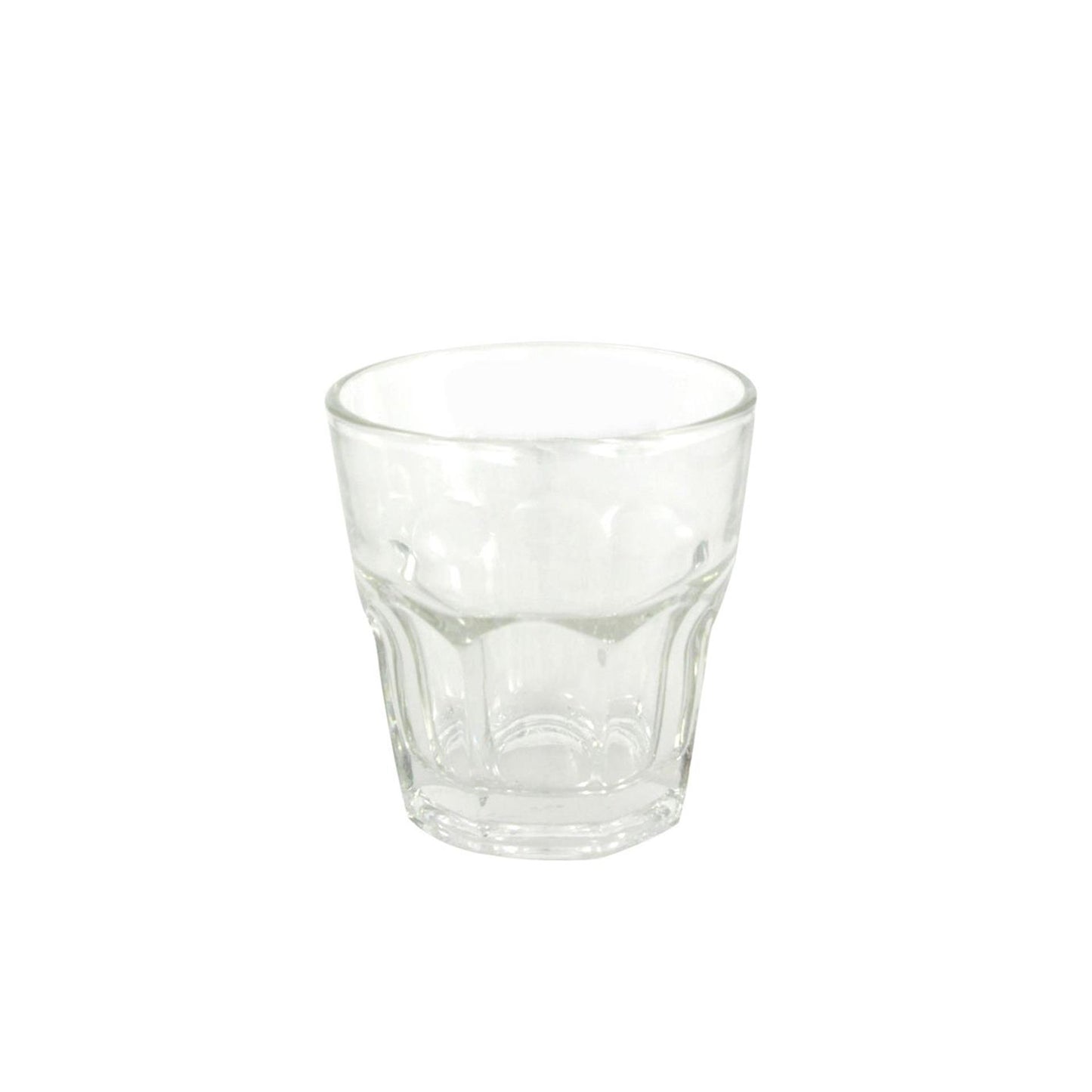 Trinkglas facettiert 8x8,5cm 240ml 6er Box