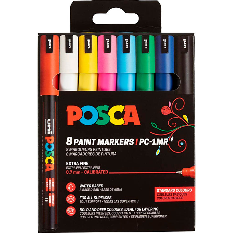 Https: www.cchobby.nl posca-marker-afm-pc-1mr-line thick-0-7-mm-extra-fine-8-piece-1-piece