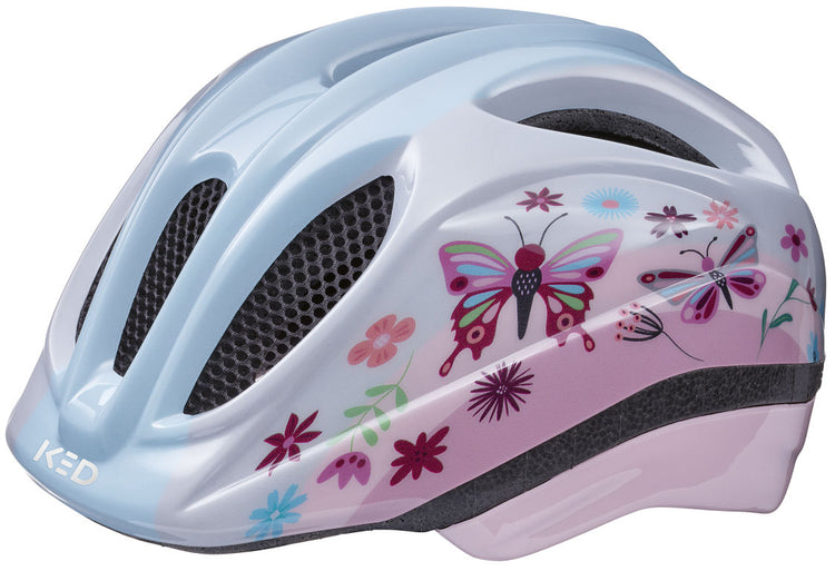 KED-Fahrradhelm Meggy II Trends (46-51 cm) Schmetterlingsglänzung