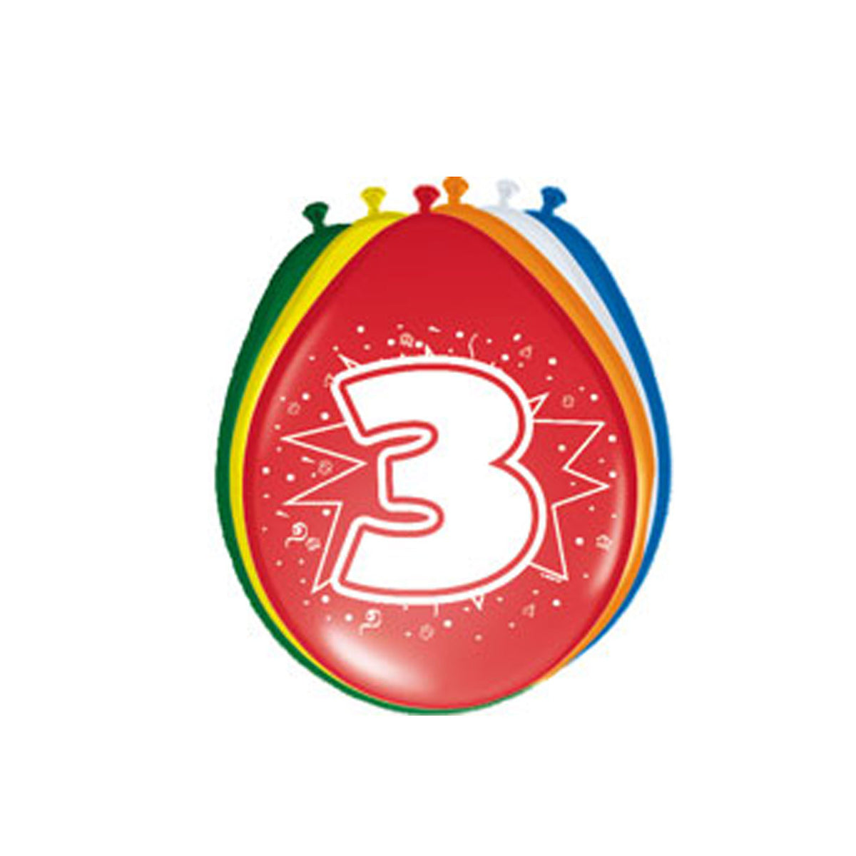 Folat BV Figur Luftballons 3 Jahre, 8..