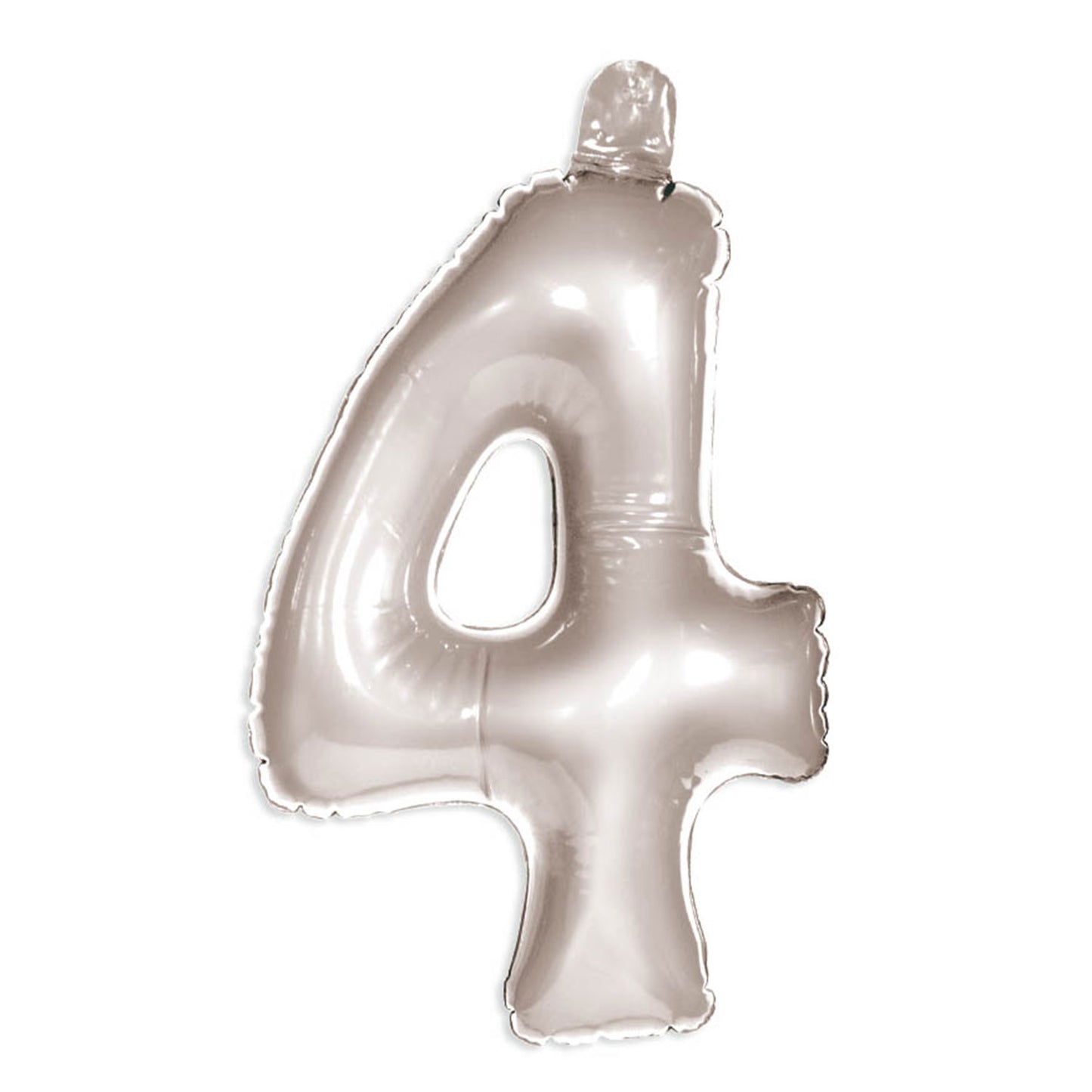 Figurenballon 4 Silber