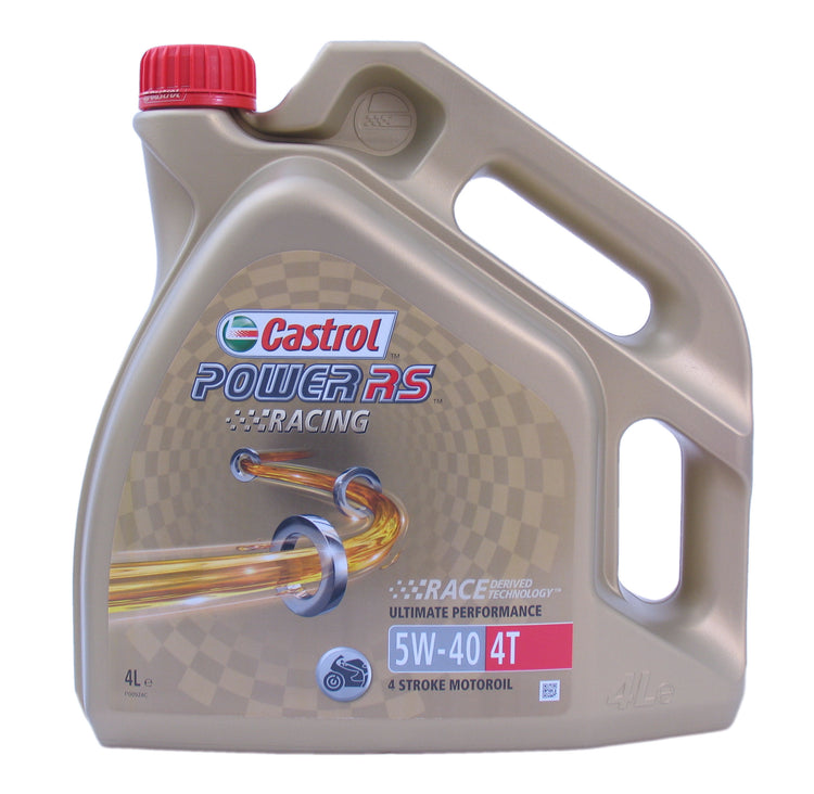 Castrol Oil Power RS Racing 4T 5W-40 Flasche 4 Liter