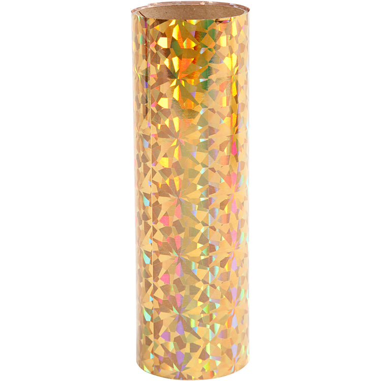 Creativ Company Dekofolie, B: 15,5 cm, Stärke 0,02 mm, Gold, 50 cm 1 Rolle
