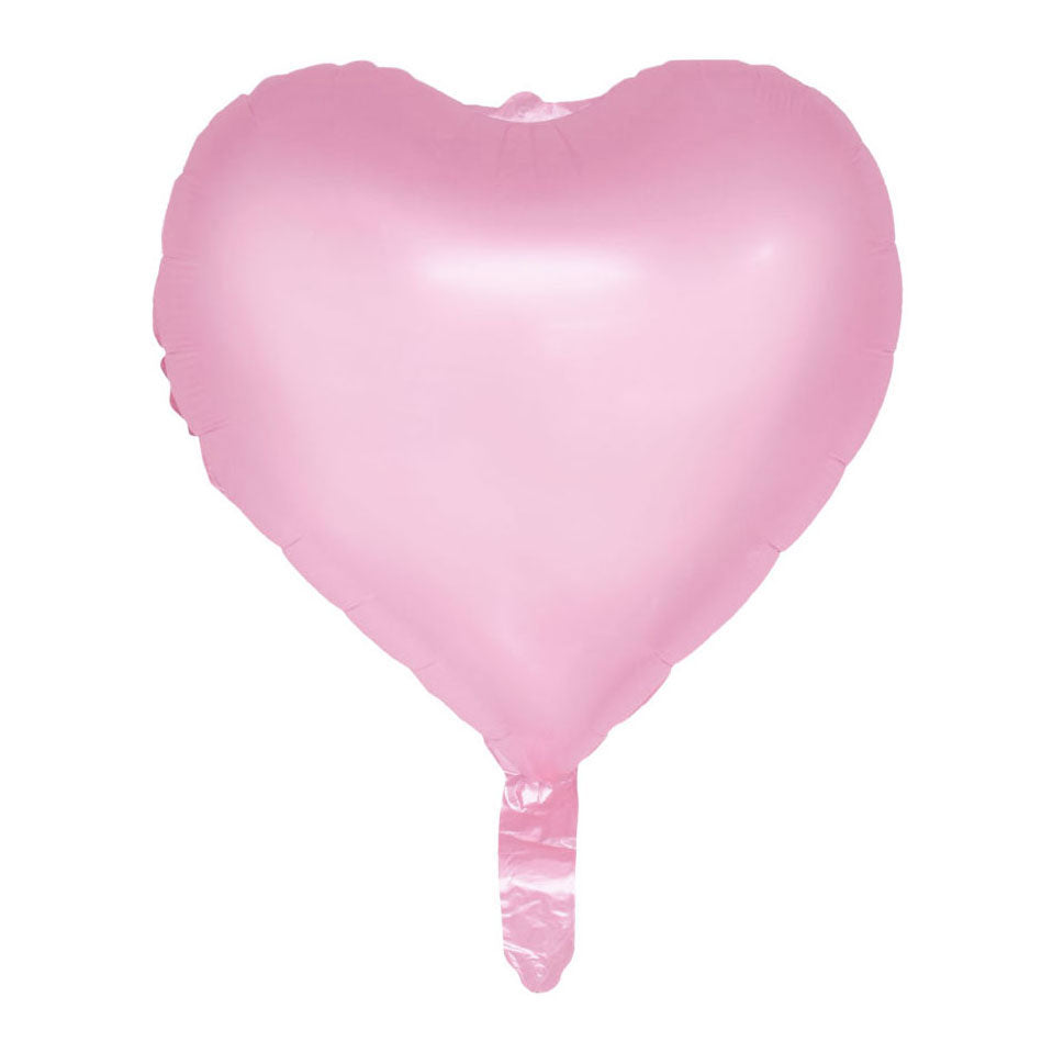 Globos Folienballon 18 Zoll Aquarelle Herzen - Pastellrosa