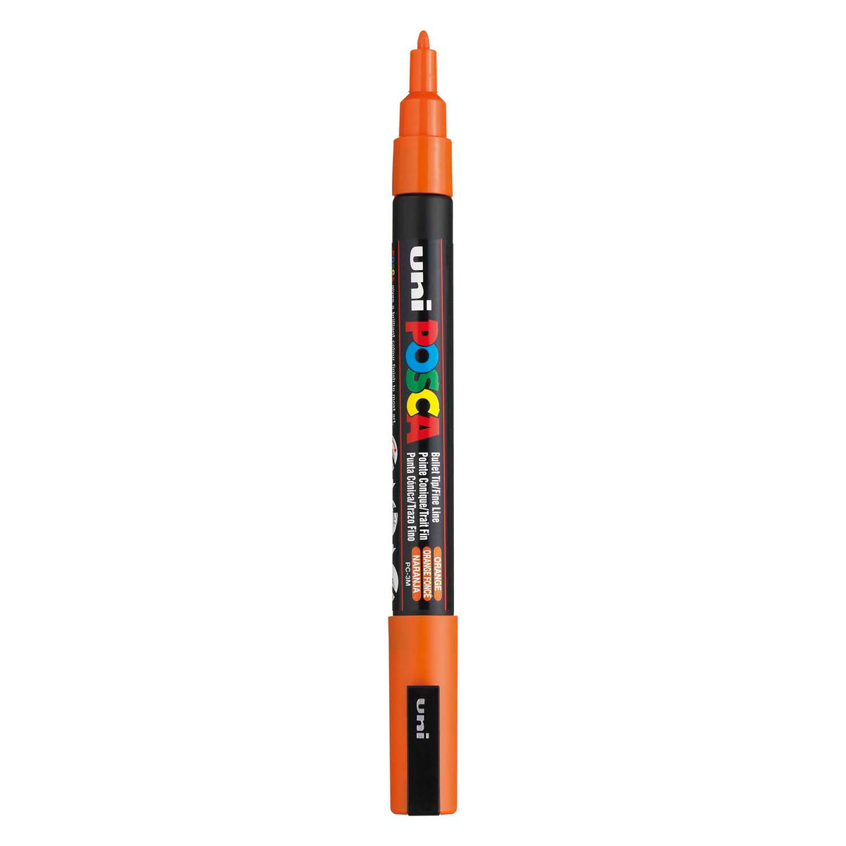 UNI-POSCA POSCA-Marker, AFM PC-3M, Liniendicke 0,9-1,3 mm, fein, orange, 1 Stück