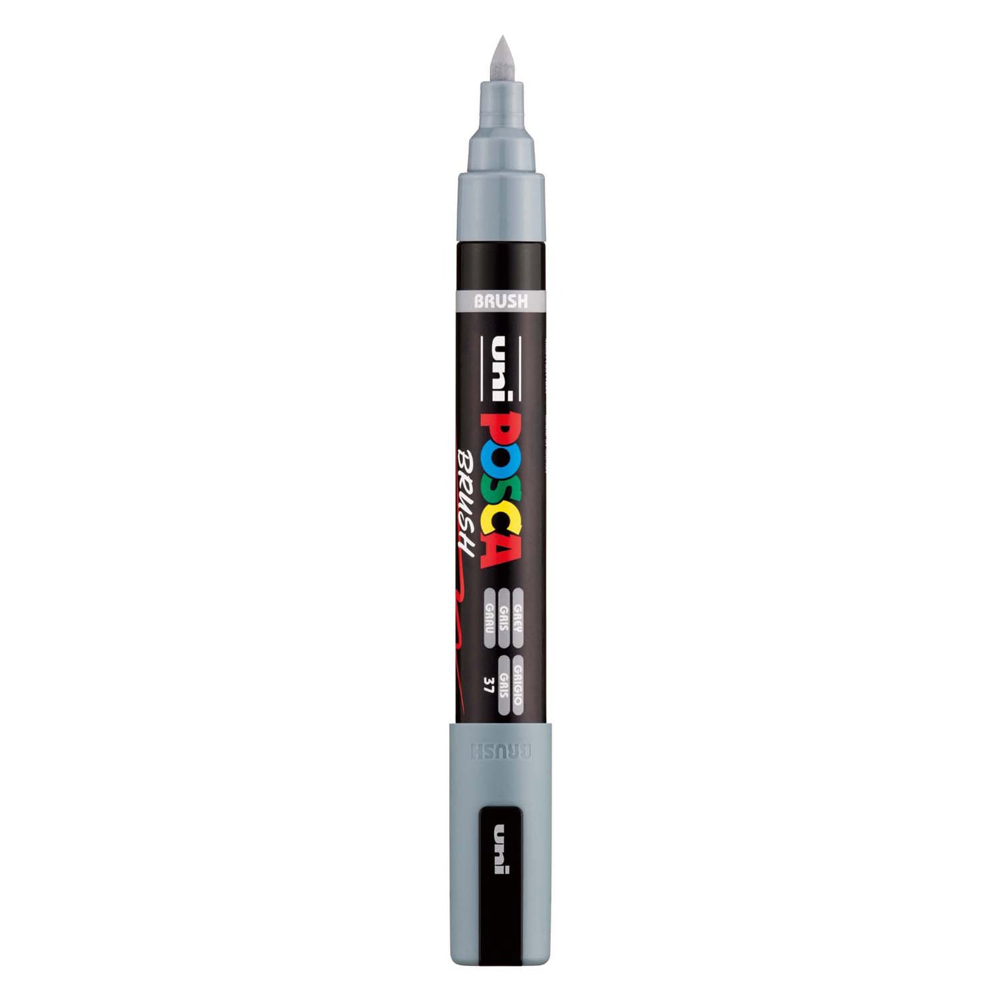 Uni Posca Pinselmarker pc5br grau – Pinselspitze 1–4 mm