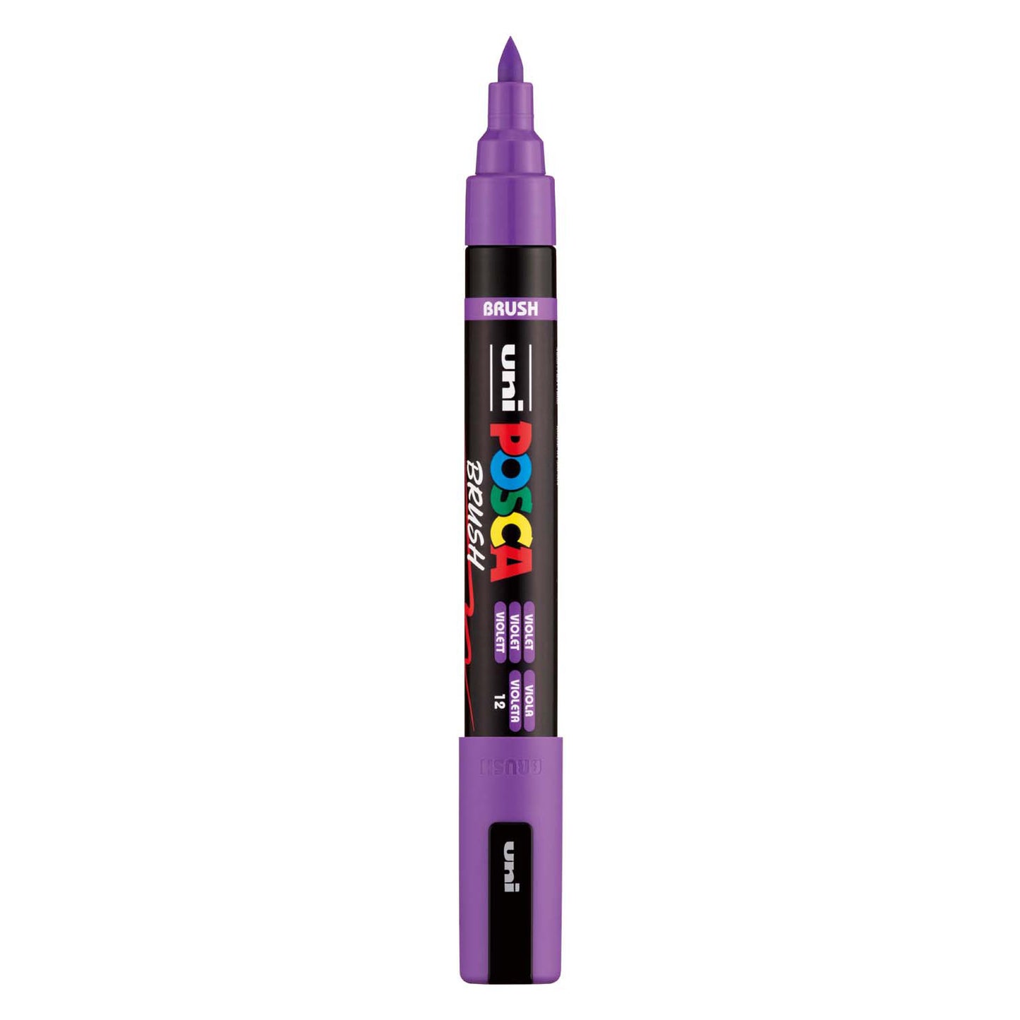 Uni Posca Pinselmarker pc5br violett – Pinselspitze 1–4 mm