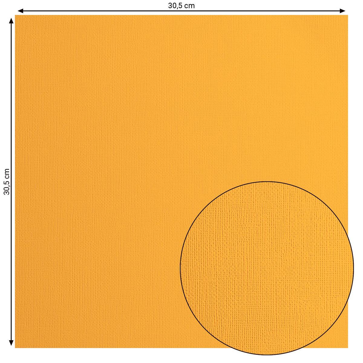 Florence • Kartonpapier 216g, Struktur 30,5x30,5cm, Grapefruit 20x