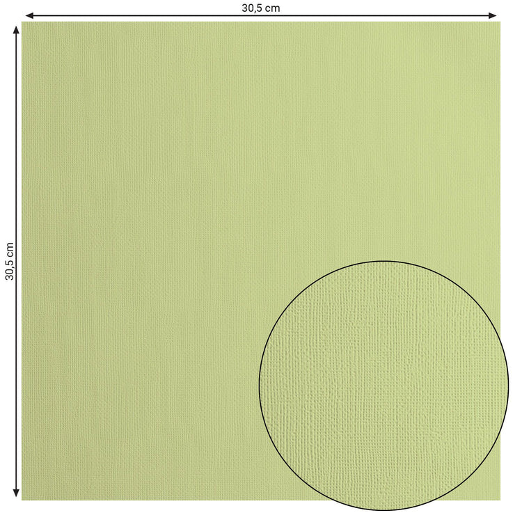 Florence • Kartonpapier 216g, Struktur 30,5x30,5cm, Anis 20x