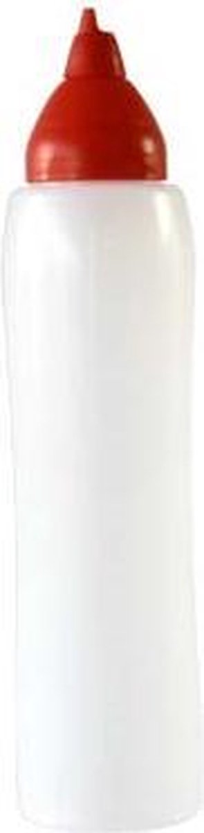 Araven Dosierflasche – Garnierspritze – 1000 ml – rote Kappe