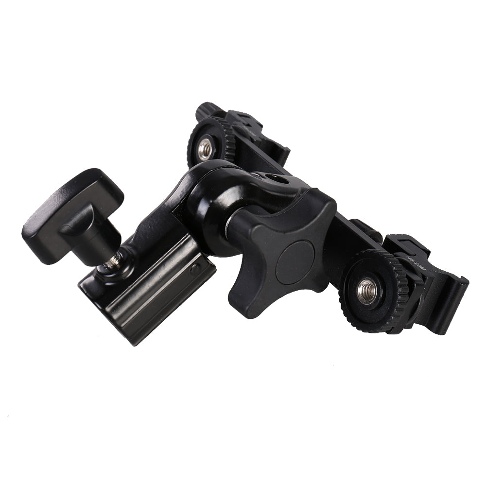 Falcon Eyes Twin Mount Neigehalterung + 2 x Blitzschuh CLD-14A
