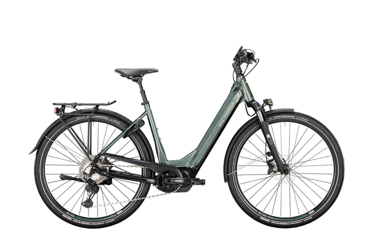 Victoria Elektro-Trekkingrad Etouring 12,9 Mod. 22 E-Bike-Vict. E-Tour. 12,9 28 50 Welle 11sp grün