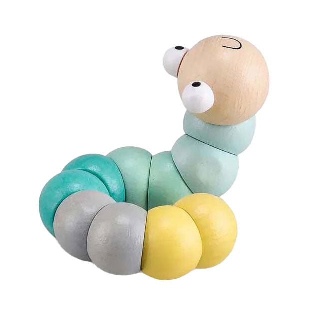 Bigjigs Holzwurm - Pastell