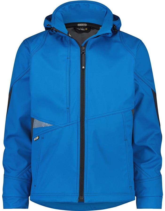 Dassy Gravity Softshell Azurblau Grau Größe L