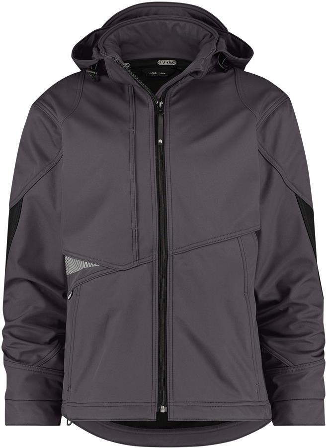 Dassy Gravity Softshell grau schwarz Größe l