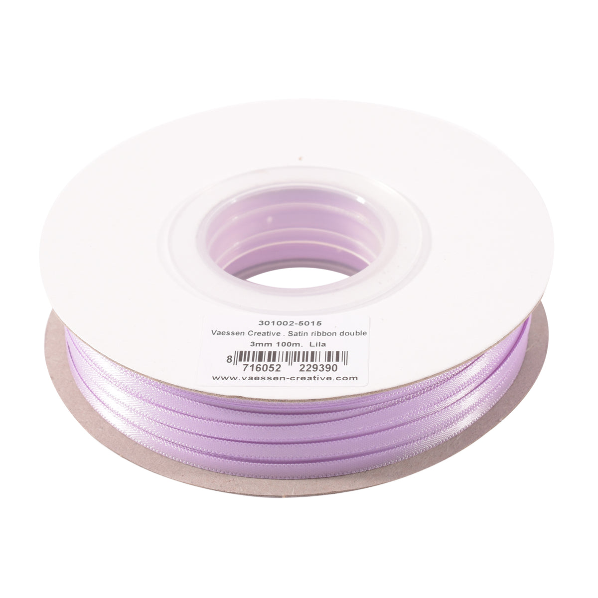 Vaessen creative • Satinband 3 mm x 100 m lila