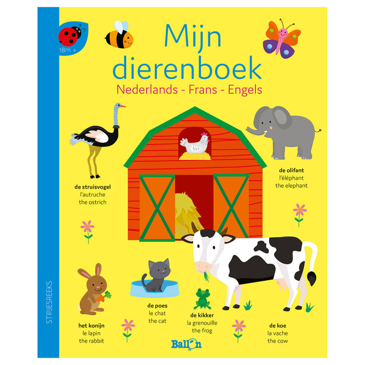 Standardverlag gepunktete Serie „Mein Tierbuch“ – Niederländisch, Französisch und Englisch