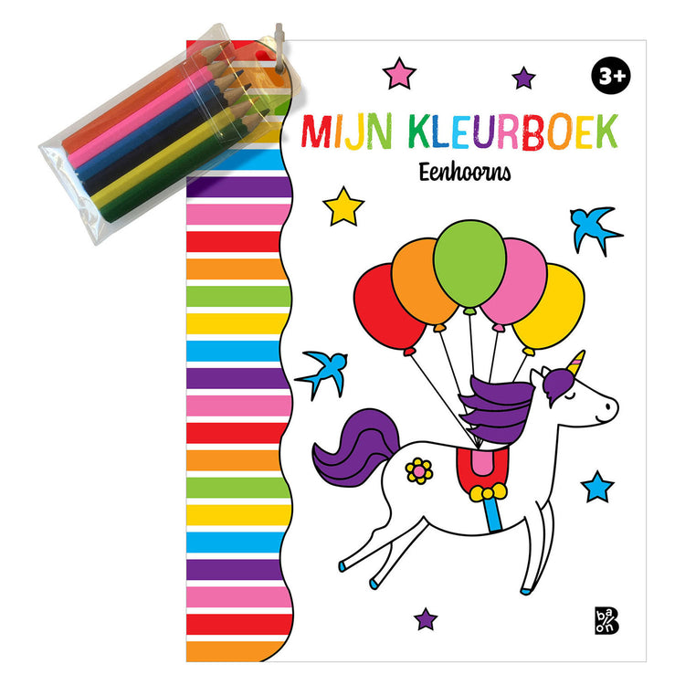 Gewinnt Holland mein Malbuch mit 6 Buntstiften Einhorn