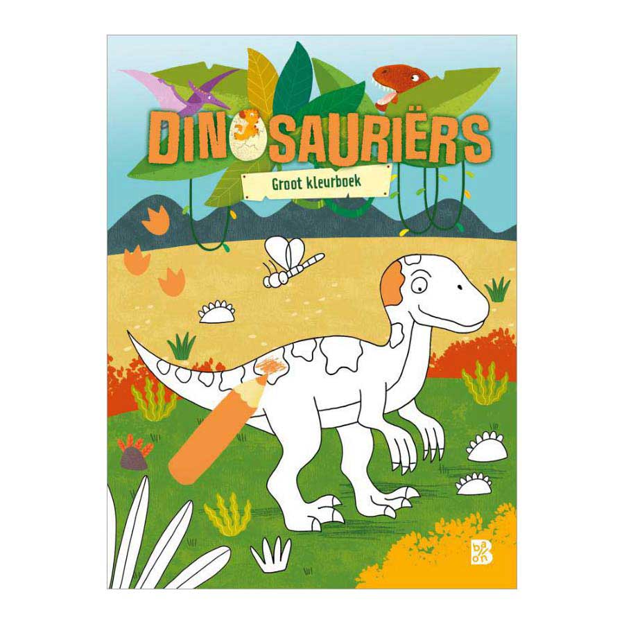 Großes Malbuch mit Dinosauriern des Standardverlags