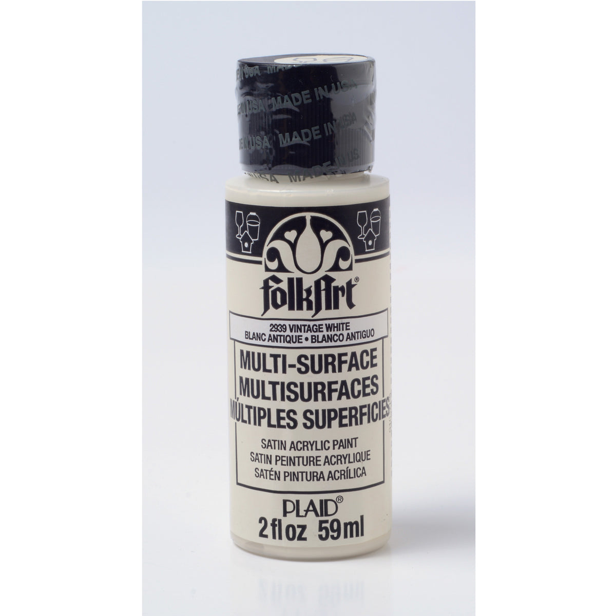Folkart • Multi-Oberflächen-Vintage-Weiß, 59 ml