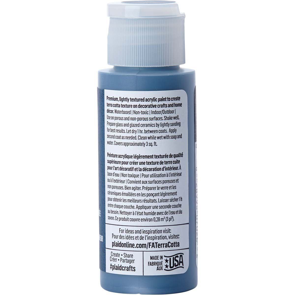 Folkart • Terrakotta-strukturierte Acrylfarbe, 59 ml, Meereshöhle
