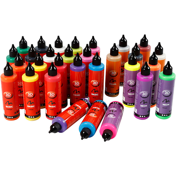 Creativ Company 3D-Liner, 30x100 ml 1 Box