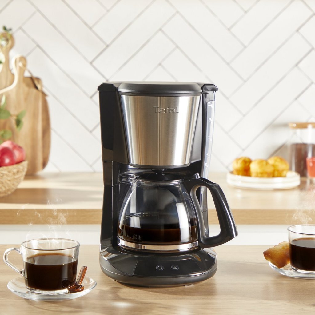 Tefal Subito Edelstahl-Kaffeemaschine 1,25 l
