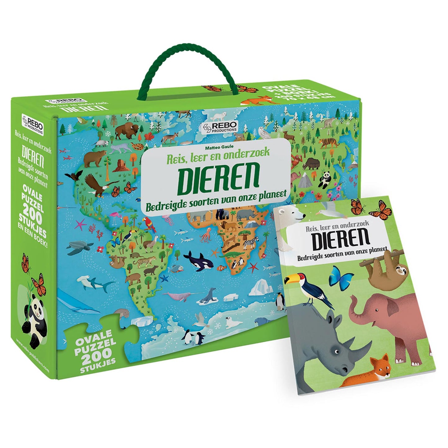 Rebo Publishers Book- und Puzzle -Tieren