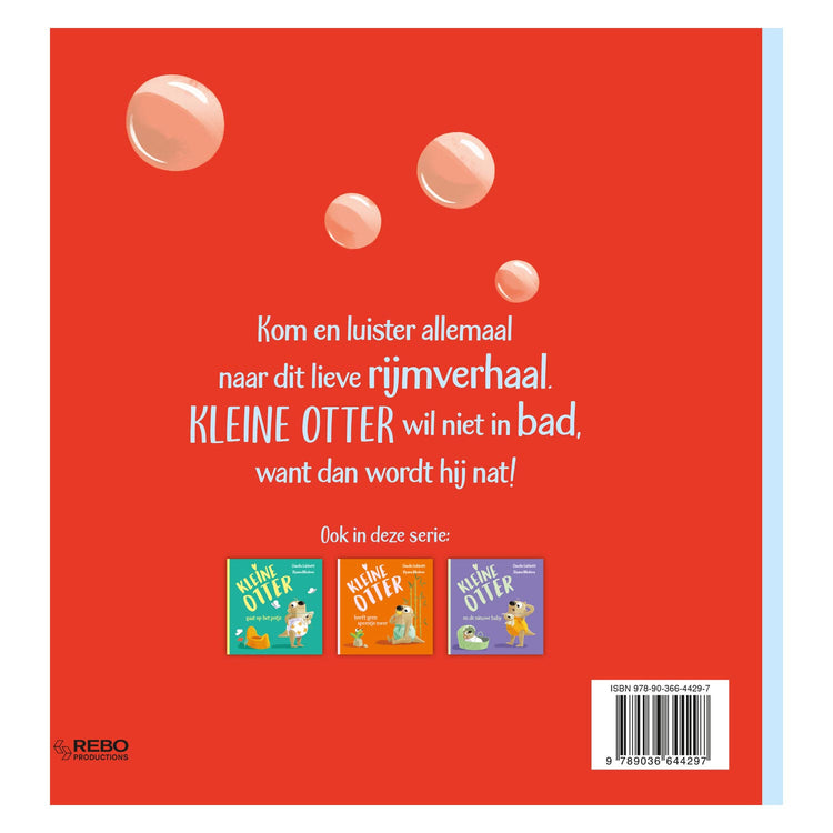 REBO Publishers Kleeine Otter nimmt ein Bad