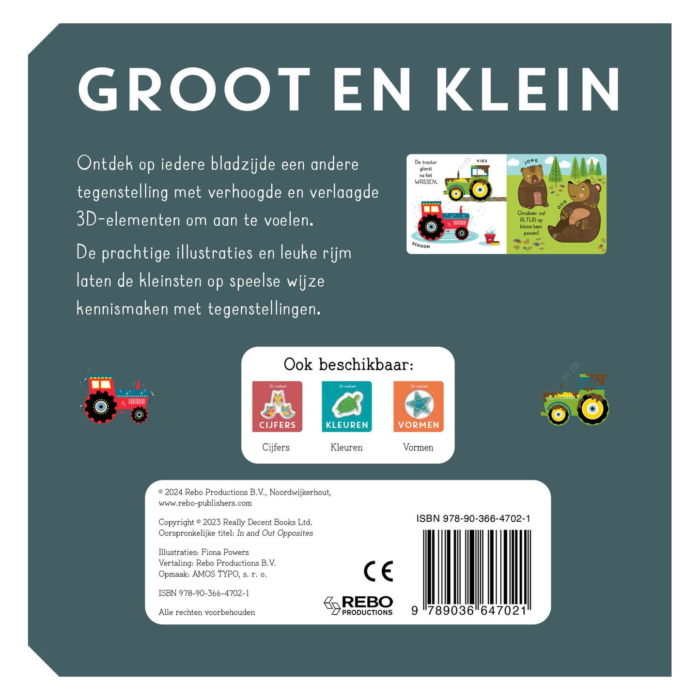 3D-taktiles Buch des Rebo-Verlags – schnell und langsam