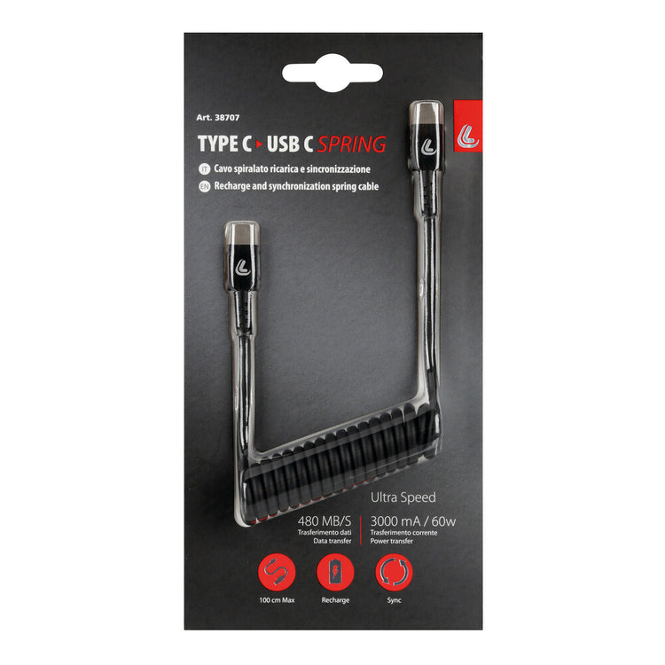 Lampa Federkabel USB Typ-C> Typ-C 100 cm
