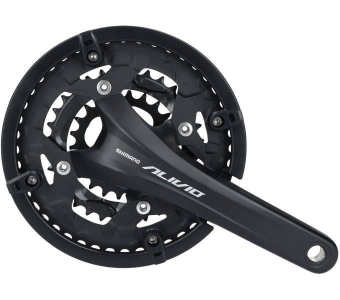 Shimano Kurbel 9 -Geschwindigkeit Alivio T4060 mit 175 -mm -Kurbel 48 x 36 x 26 t Schwarz
